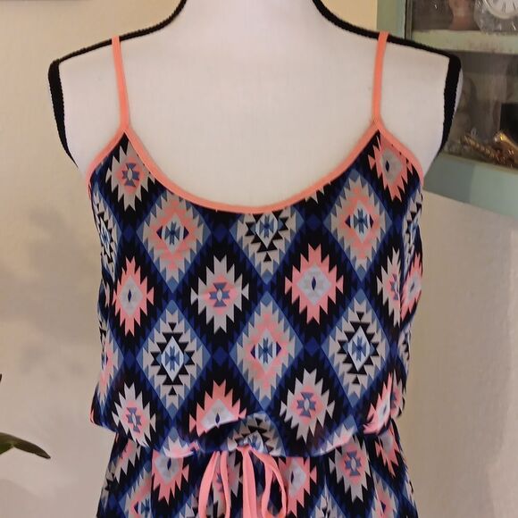 City Triangles Multicolor Geometric Mini Dress - Picture 2 of 9